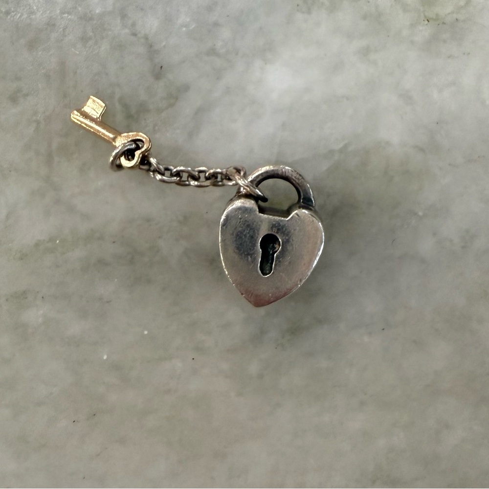 Pandora Heart Lock and Key Charm